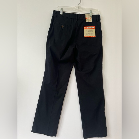 St John's Bay Men’s Black Dress Pants Flat Front Reduced Wrinkles Size 3… - Picture 9 of 9